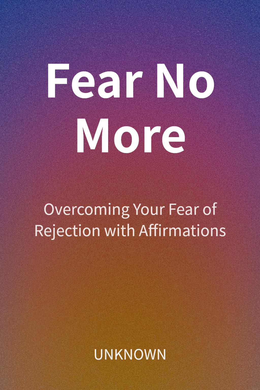Fear No More cover