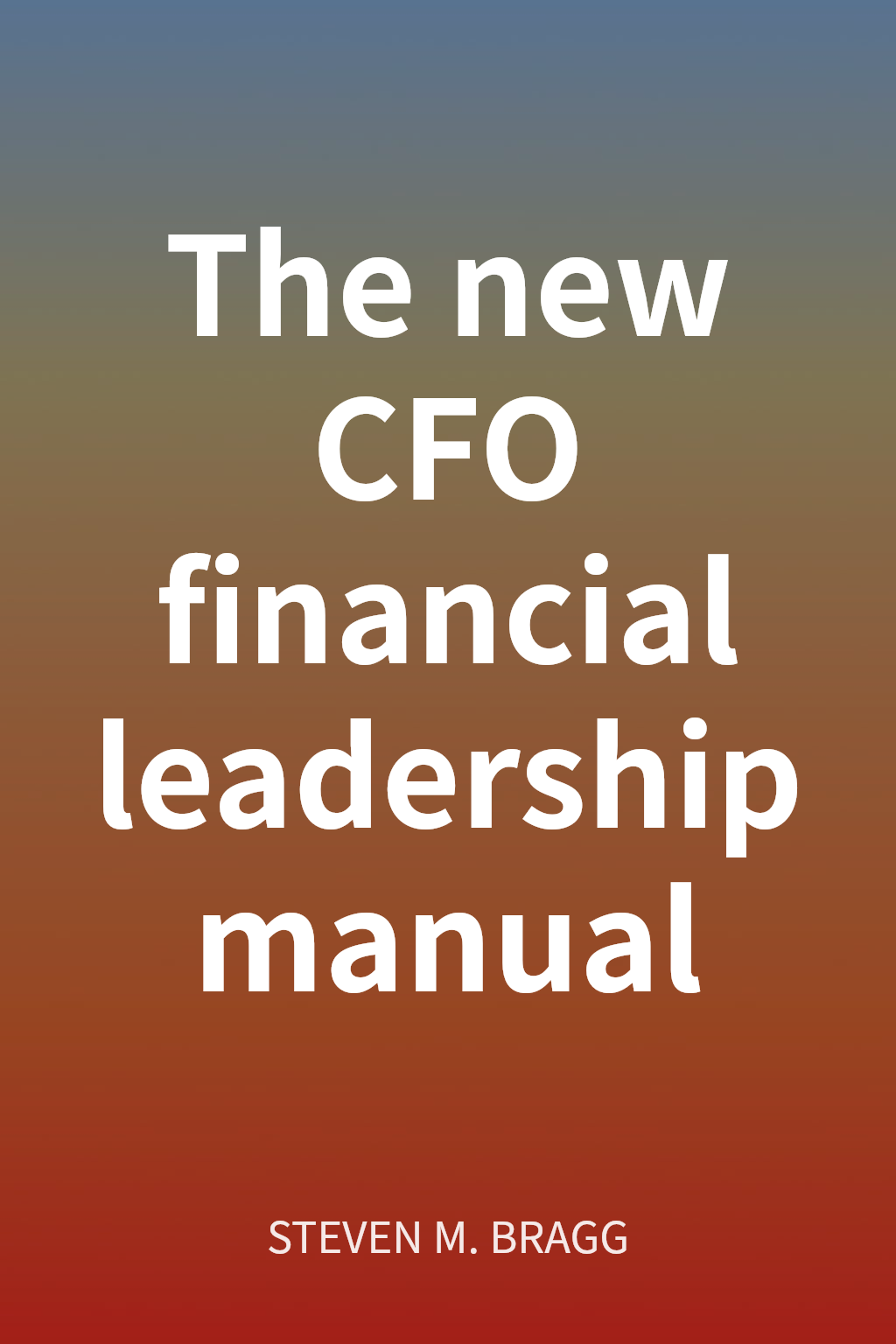 The new CFO financial leadership manual cover
