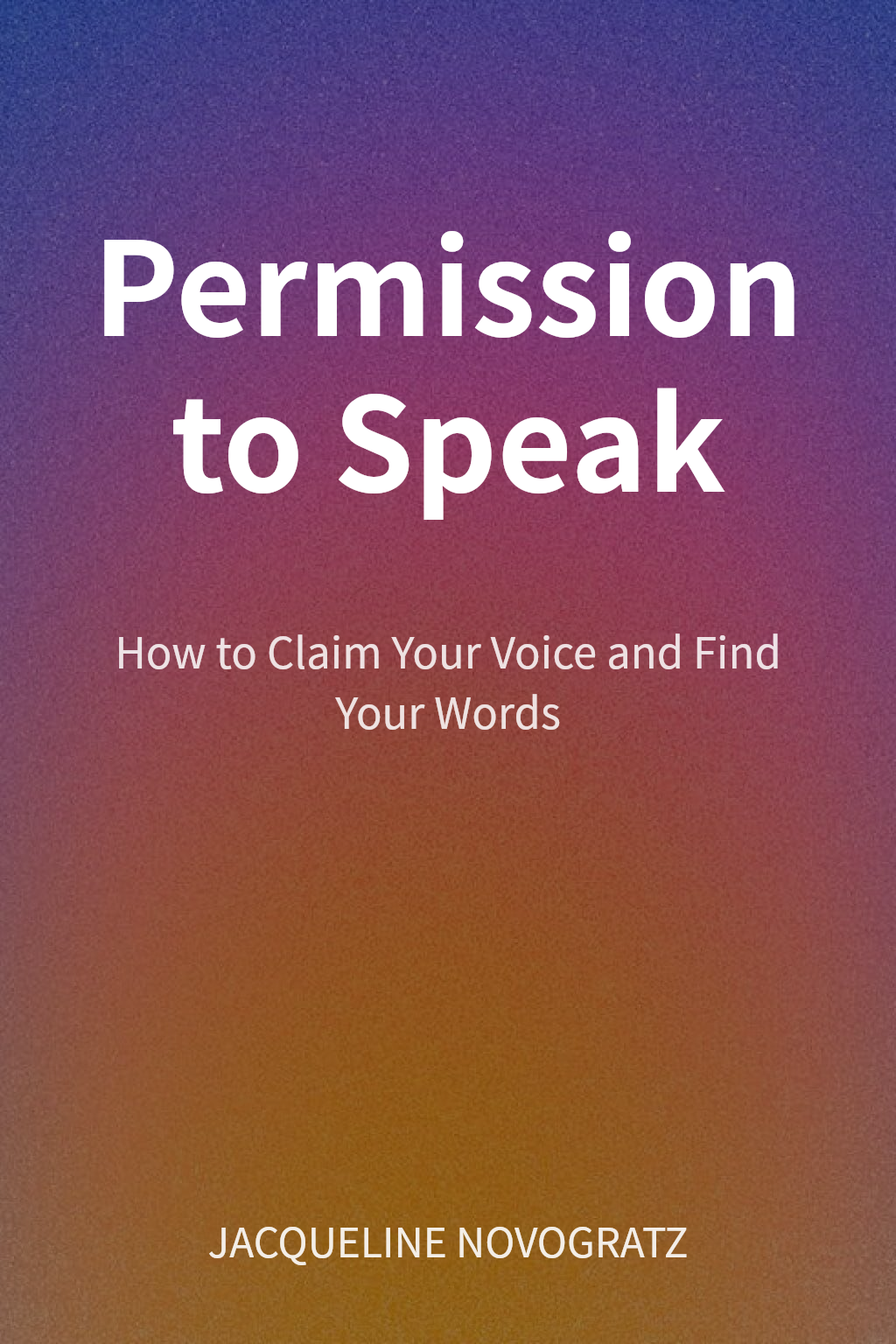 Permission to Speak cover