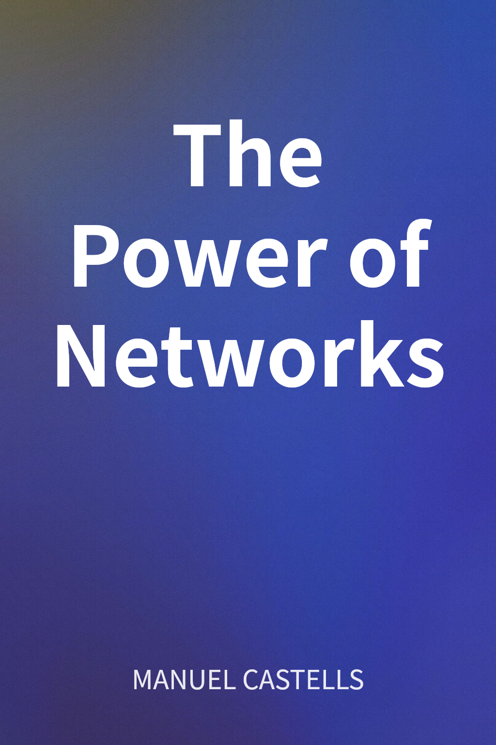 The Power of Networks cover