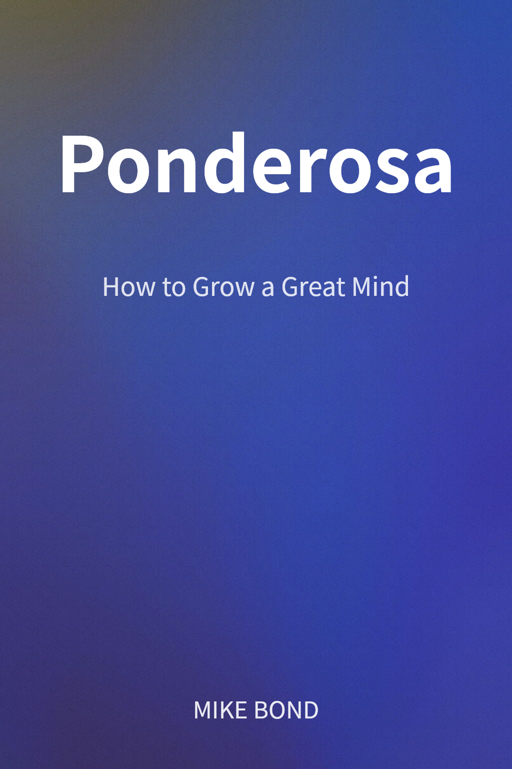 Ponderosa cover