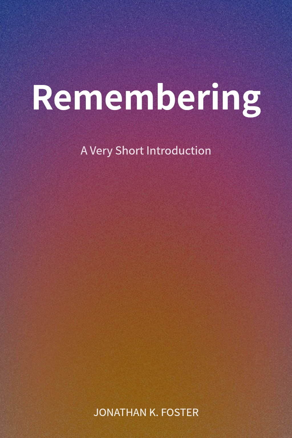 Remembering cover