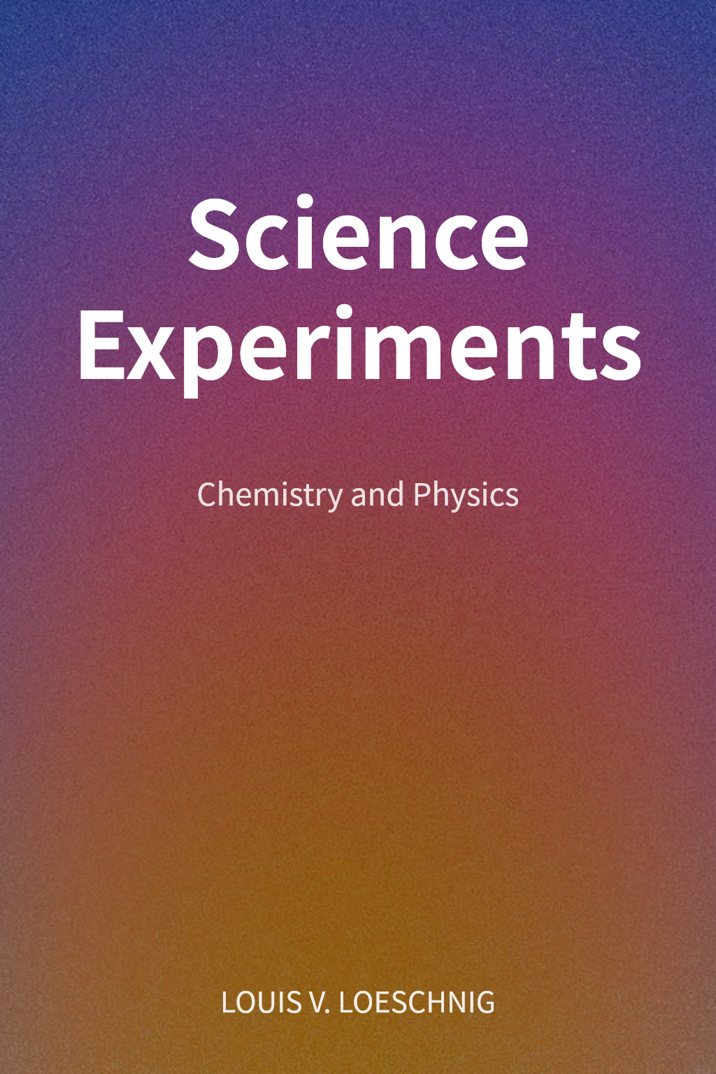 Science Experiments cover