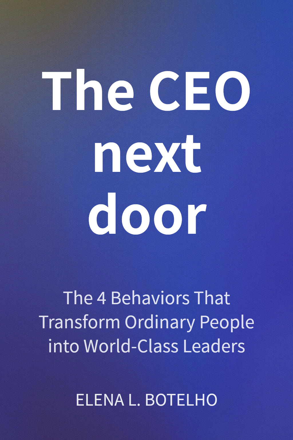 The CEO next door cover