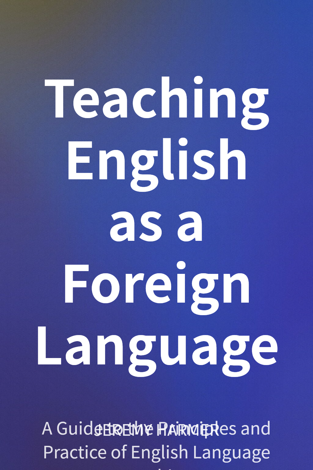 Teaching English as a Foreign Language cover