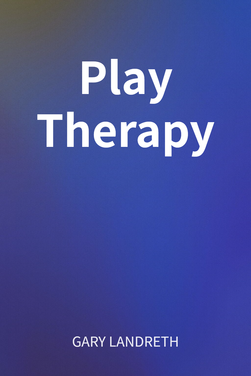 Play Therapy cover