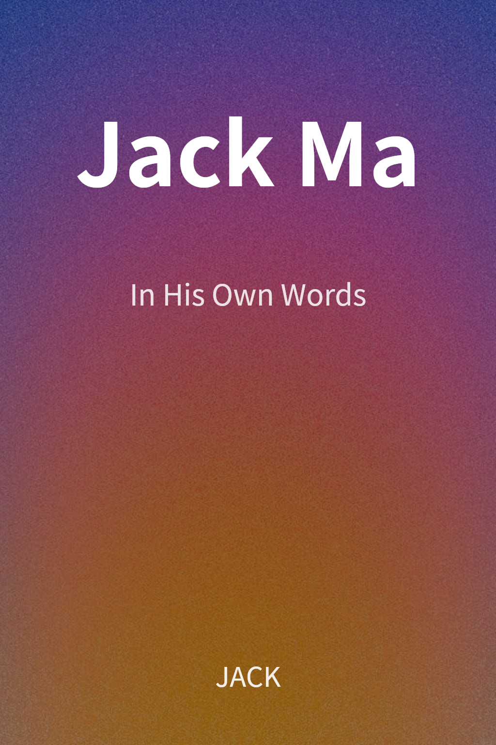 Jack Ma cover