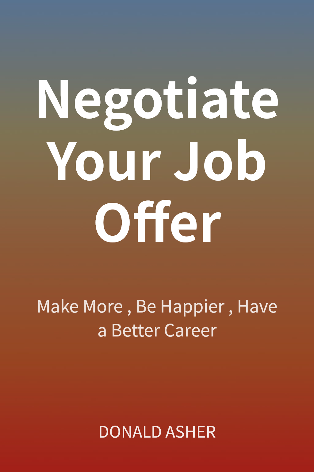 Negotiate Your Job Offer cover