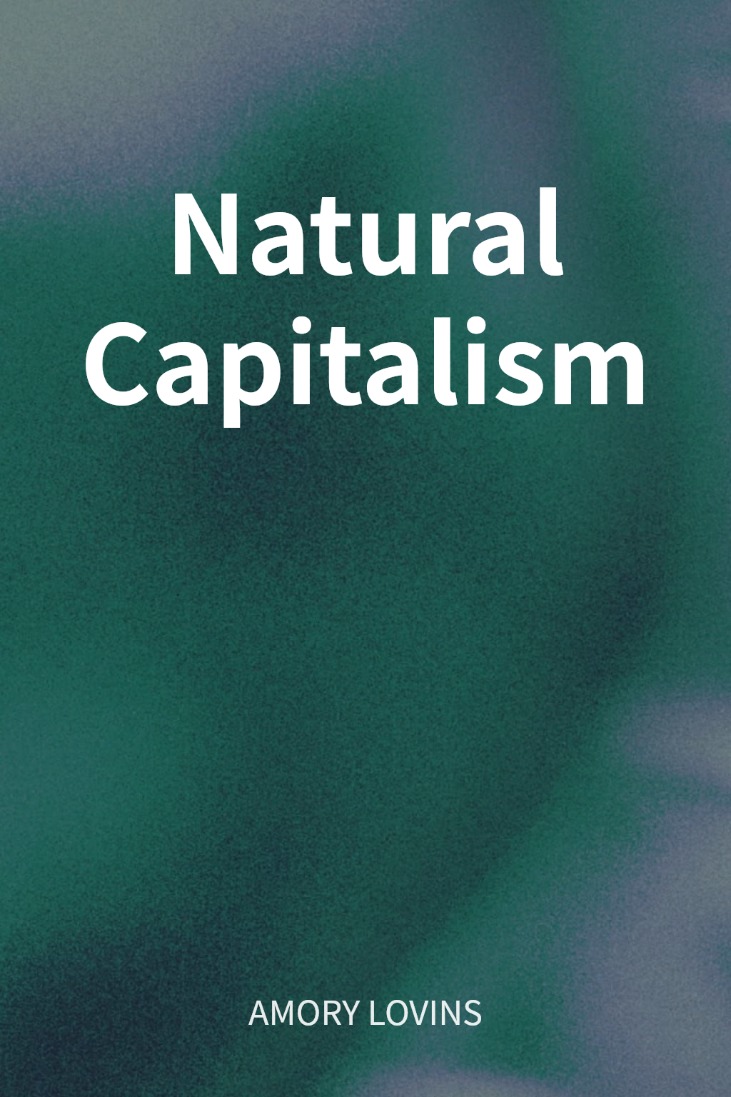 Natural Capitalism cover