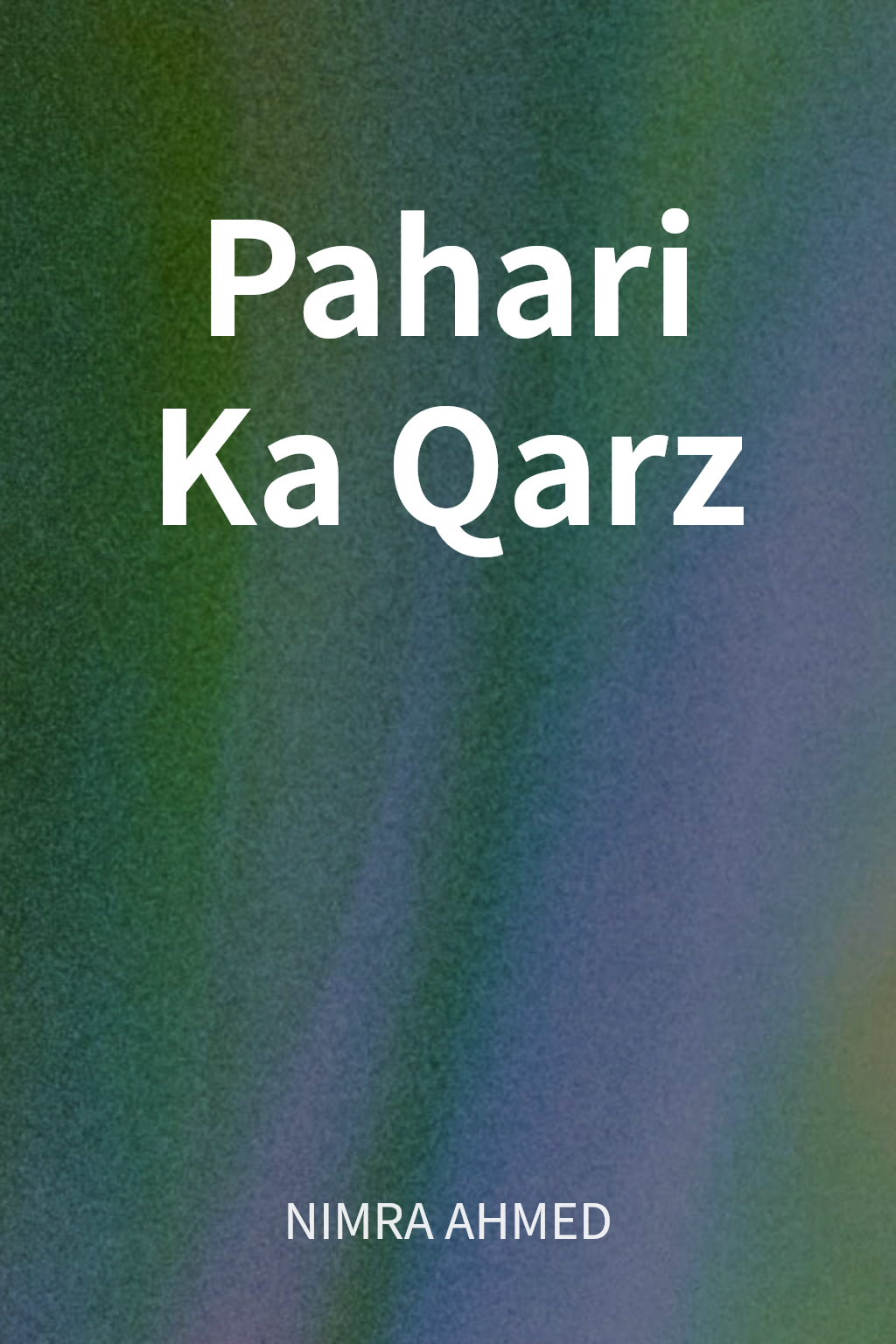 Pahari Ka Qarz cover