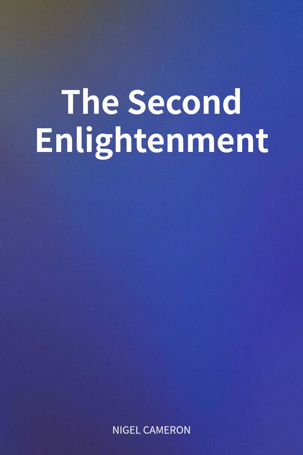 The Second Enlightenment cover
