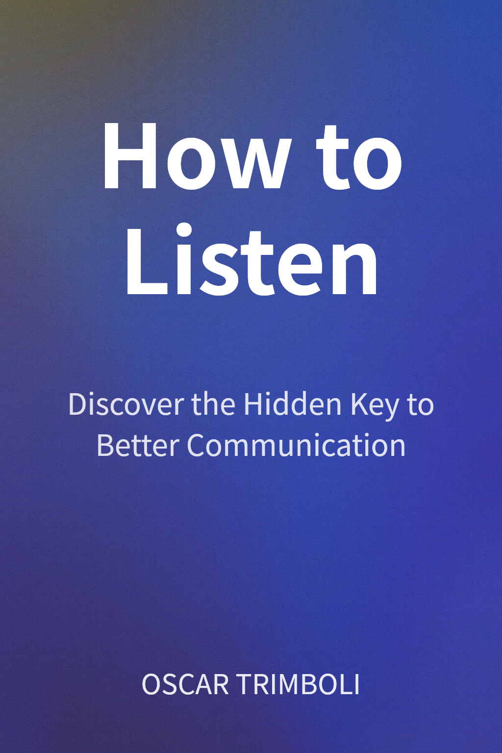 How to Listen cover
