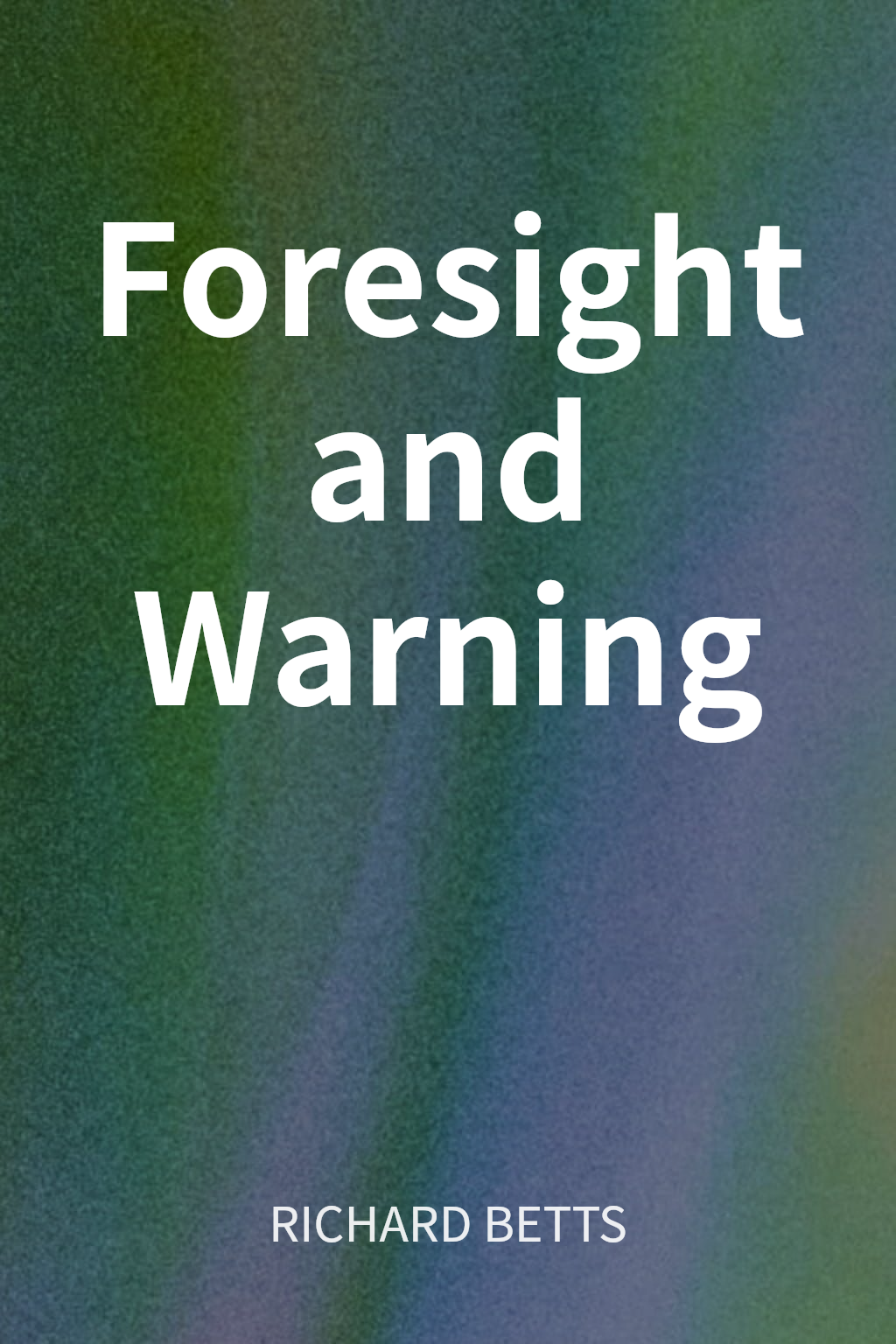 Foresight and Warning cover