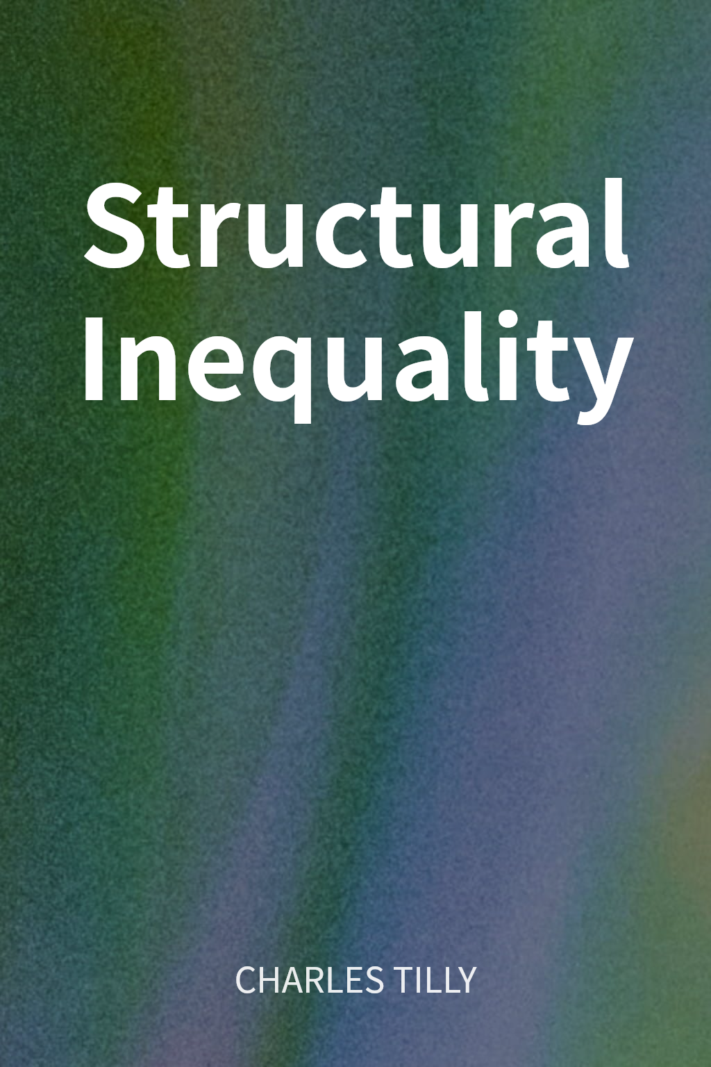 Structural Inequality cover