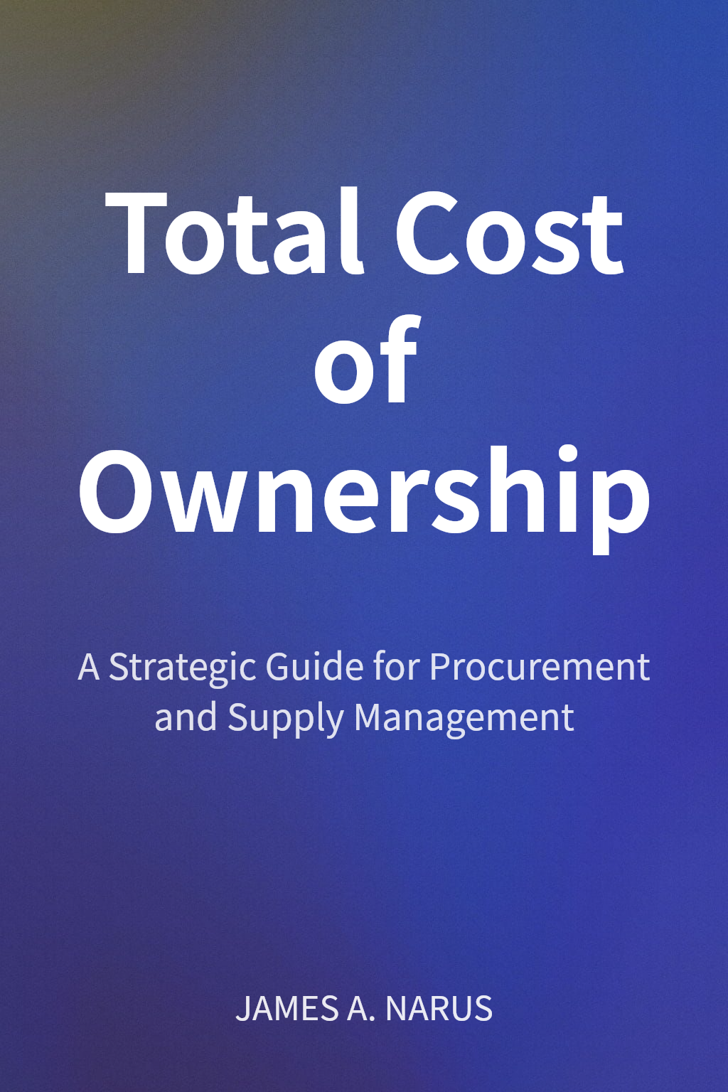 Total Cost of Ownership cover