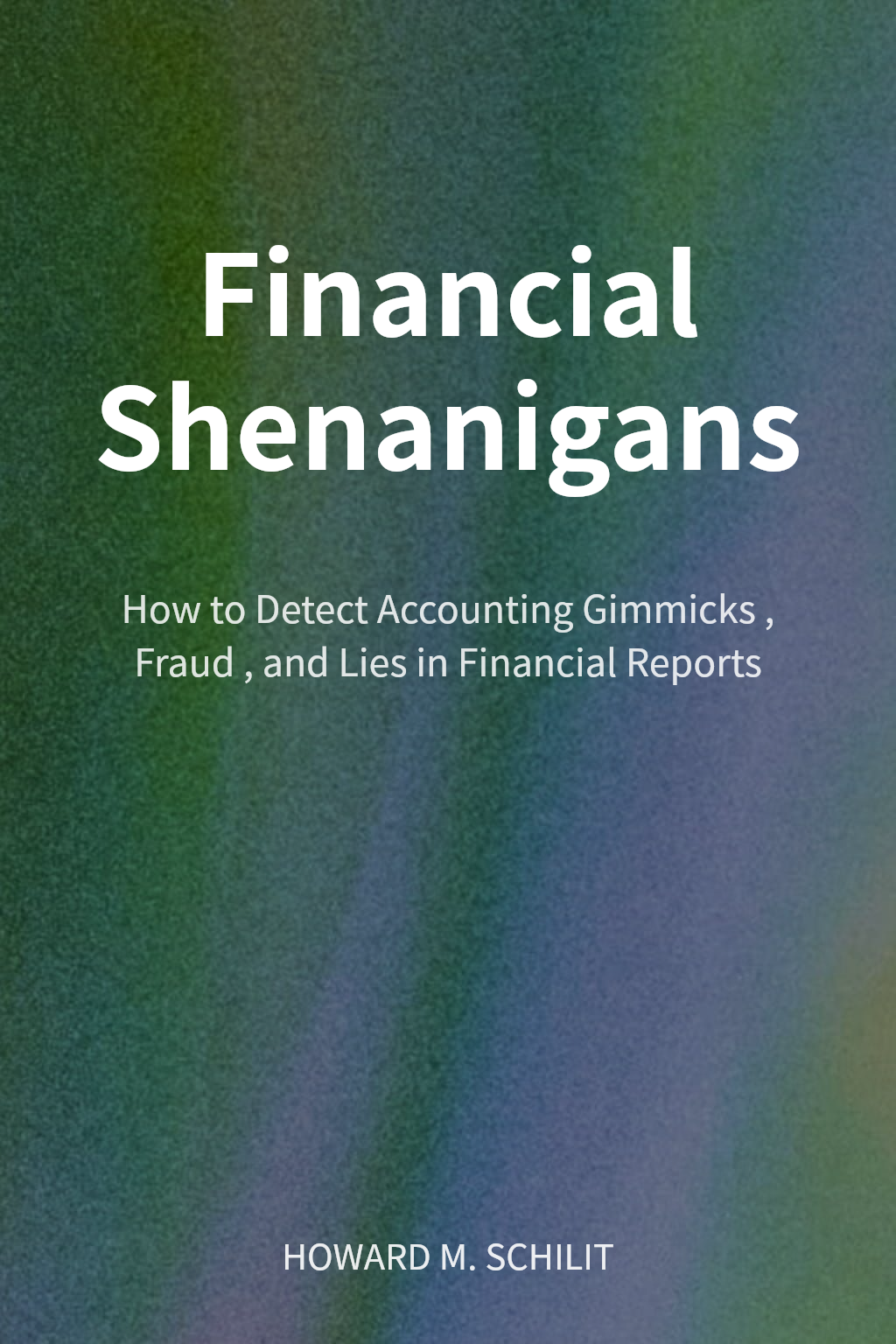 Financial Shenanigans cover