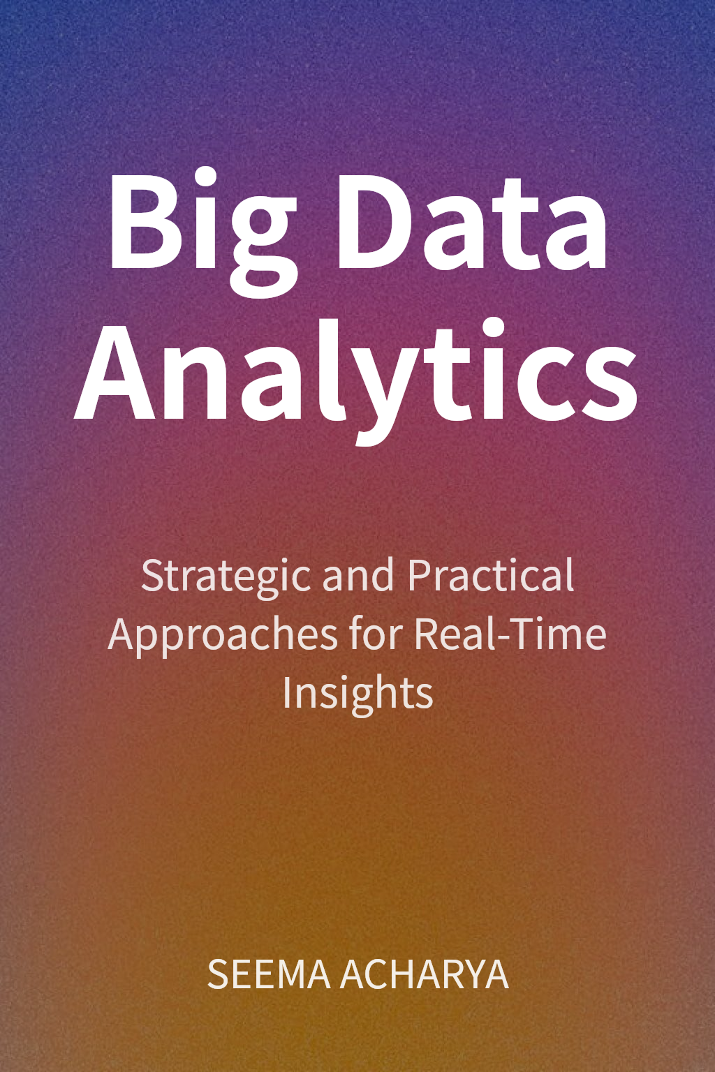 Big Data Analytics cover