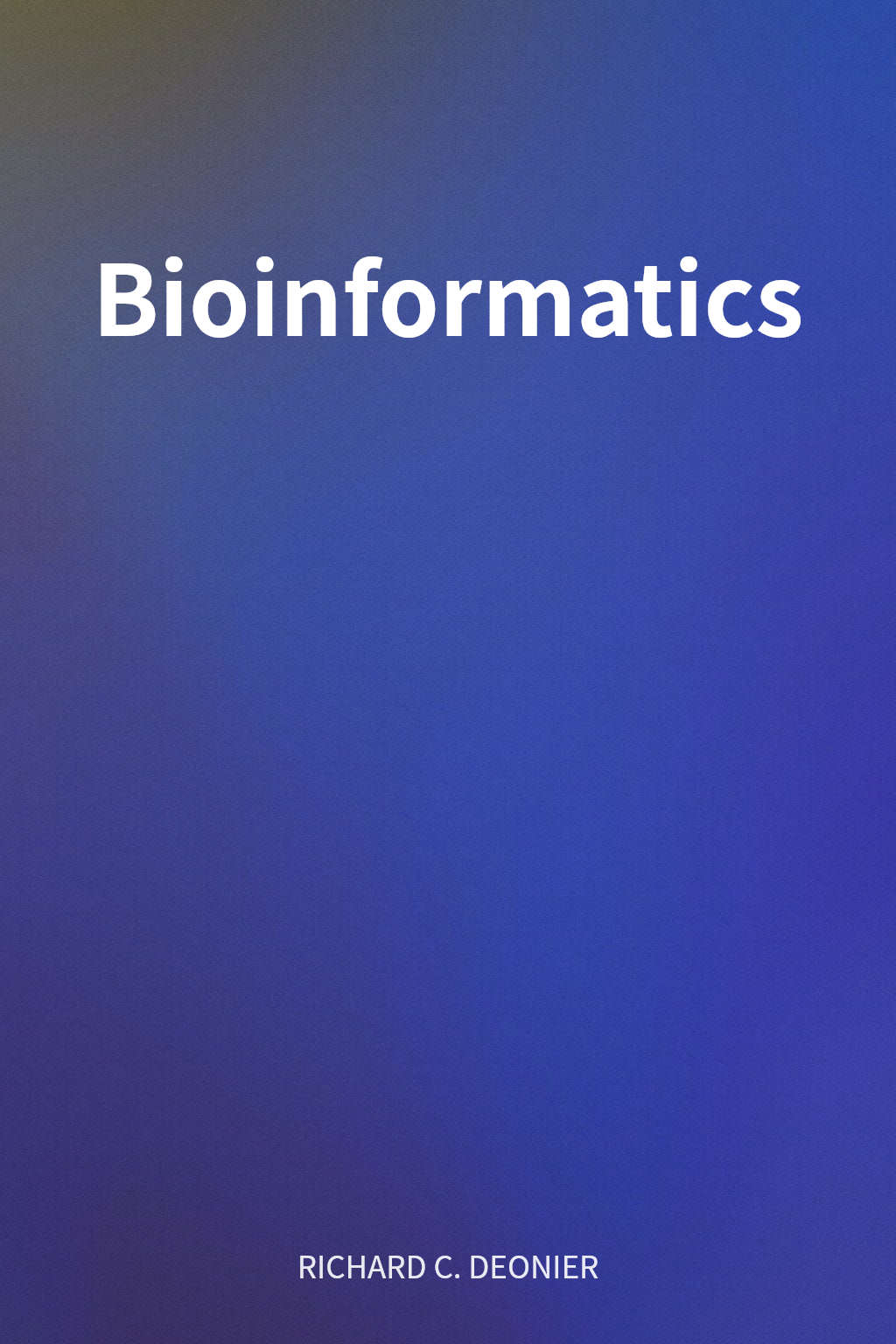 Bioinformatics cover