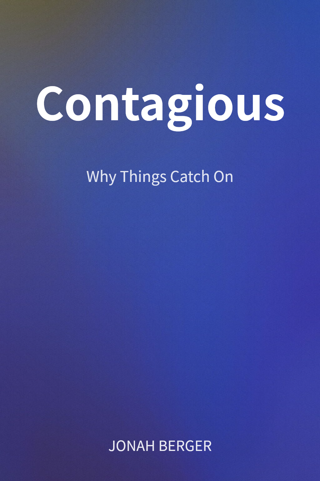 Contagious cover