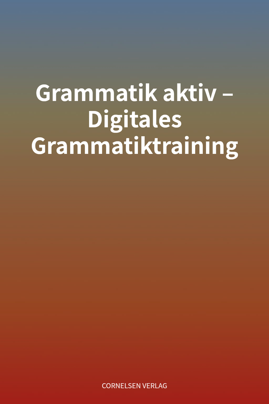 Grammatik aktiv – Digitales Grammatiktraining cover