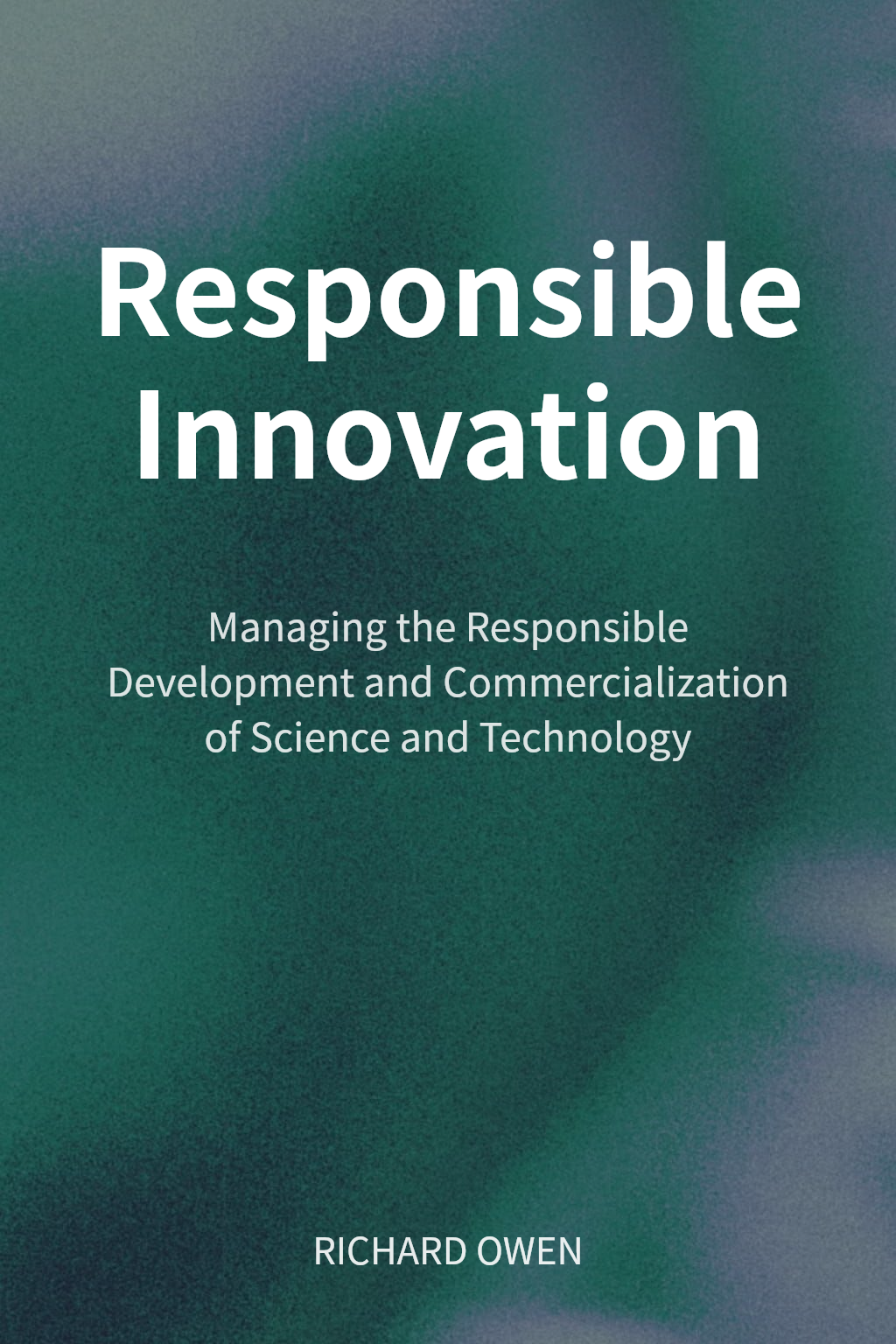 Responsible Innovation cover