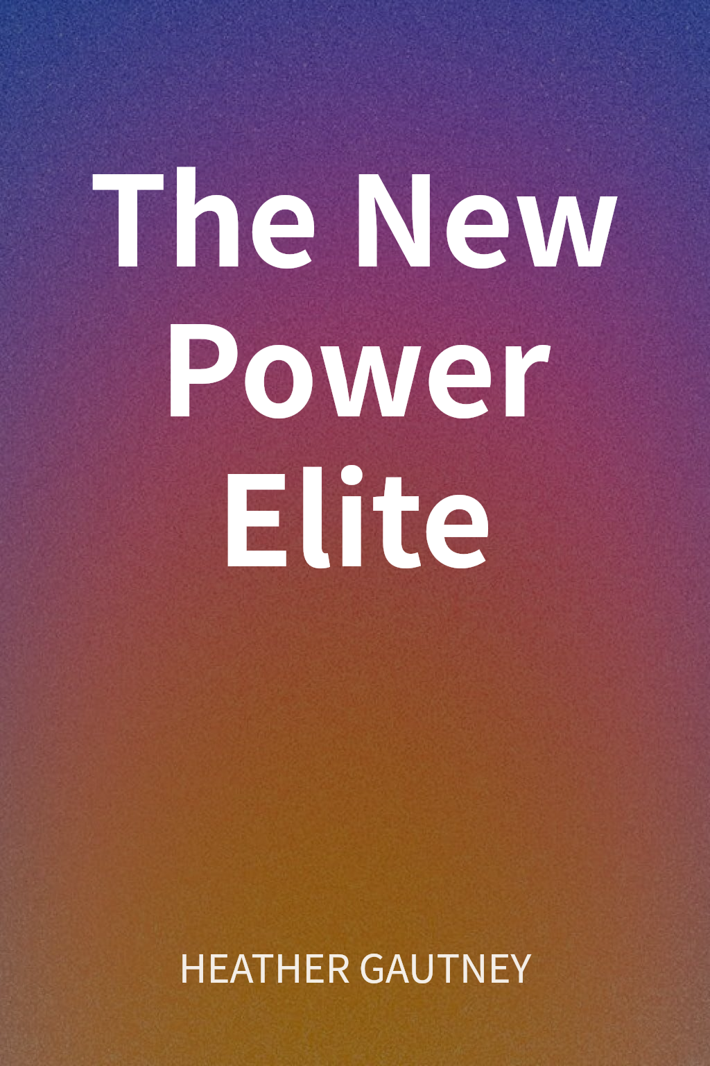 The New Power Elite cover