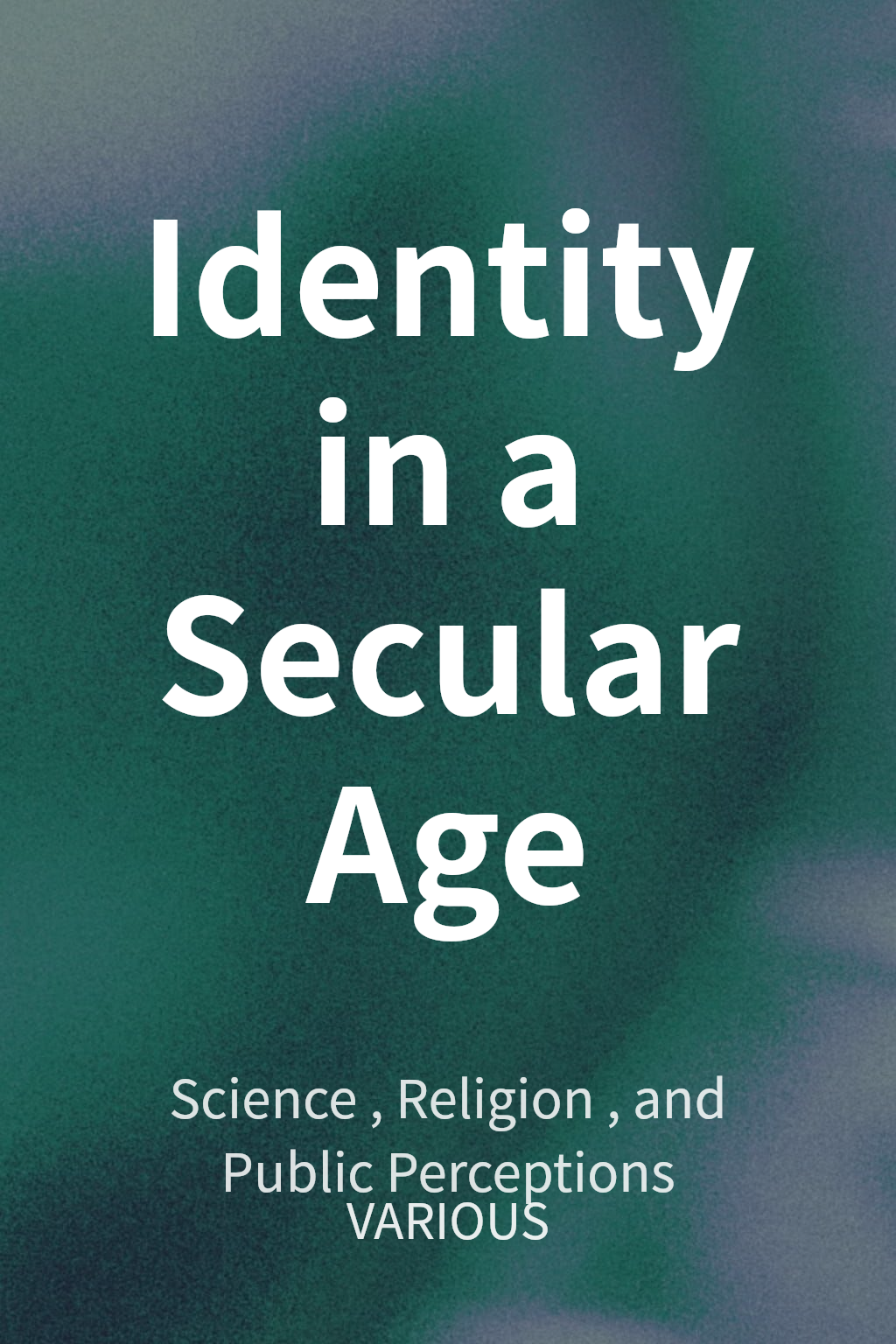 Identity in a Secular Age cover