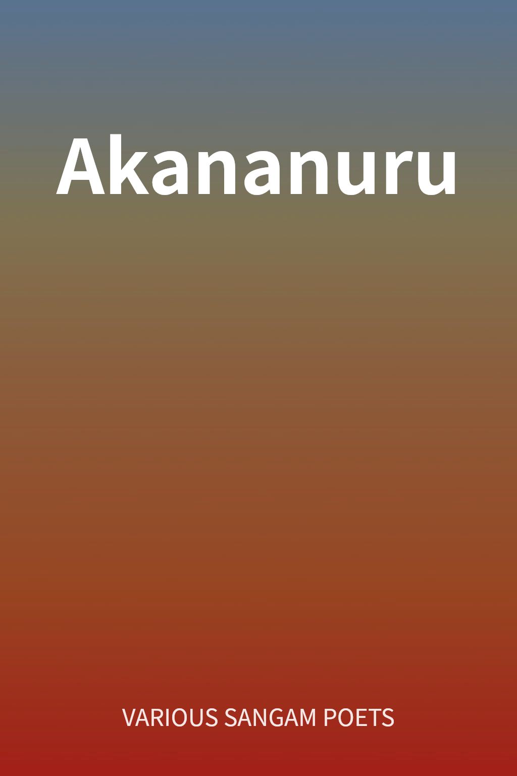 Akananuru cover