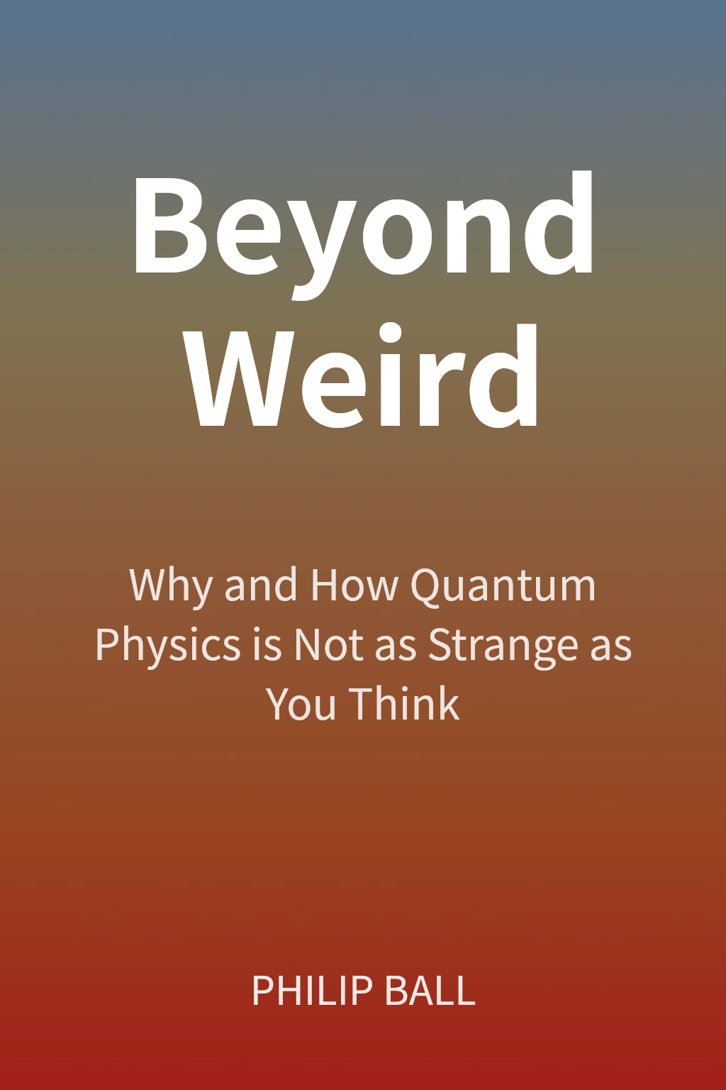 Beyond Weird cover