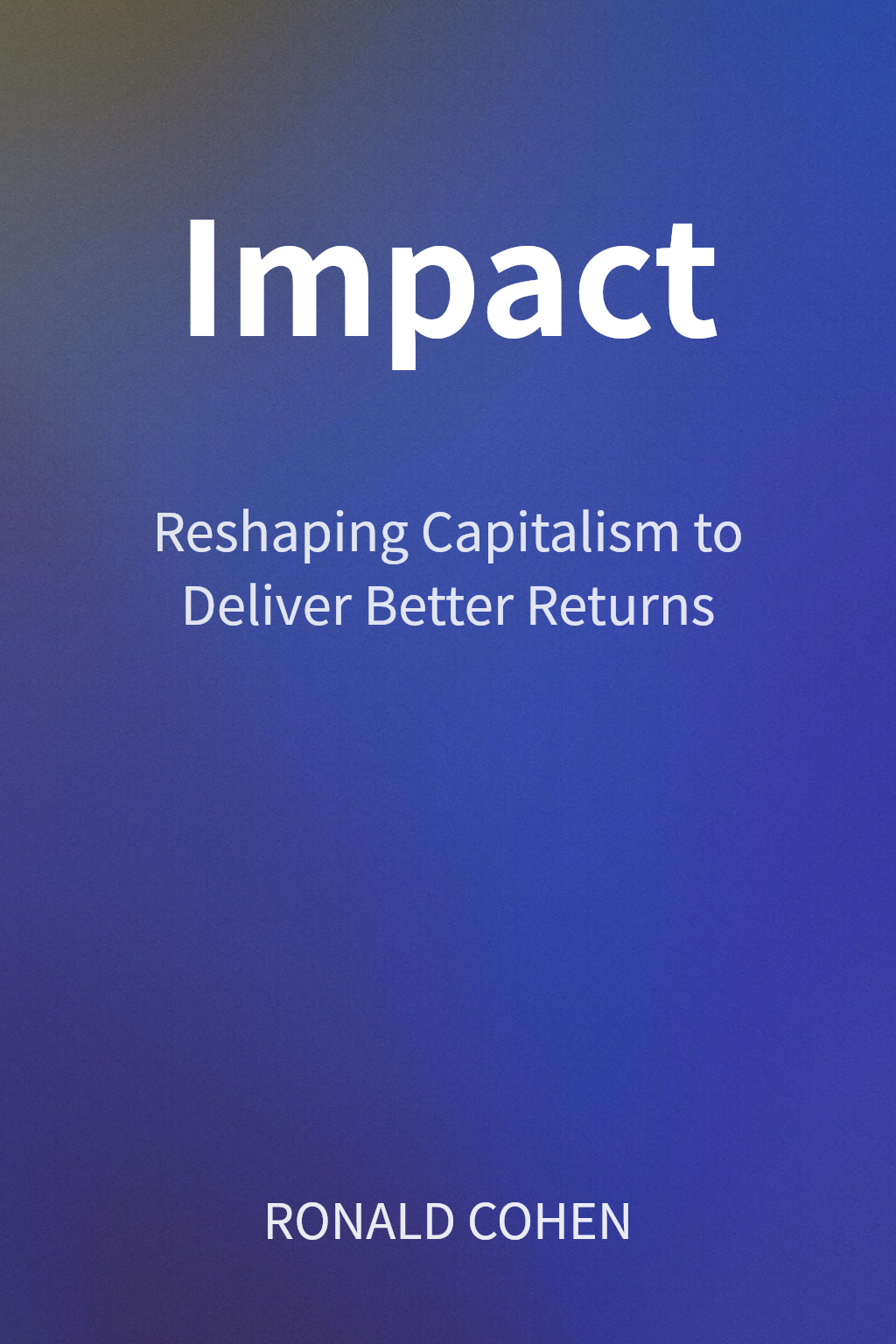 Impact cover