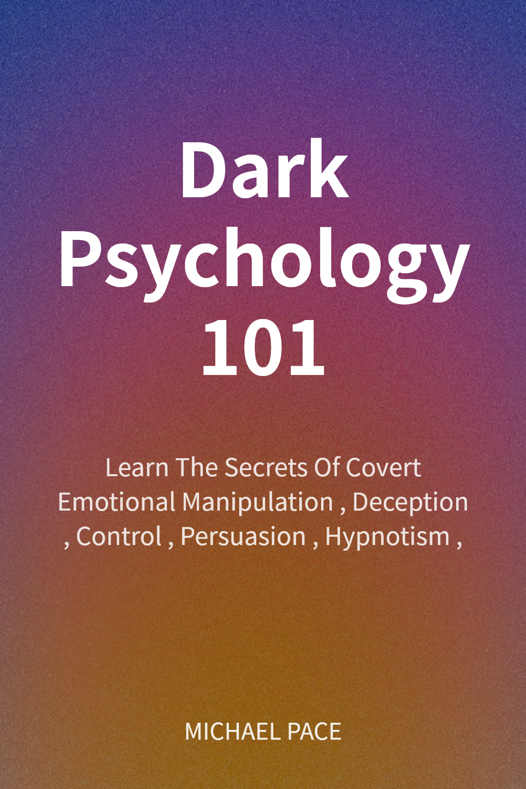 Dark Psychology 101 cover