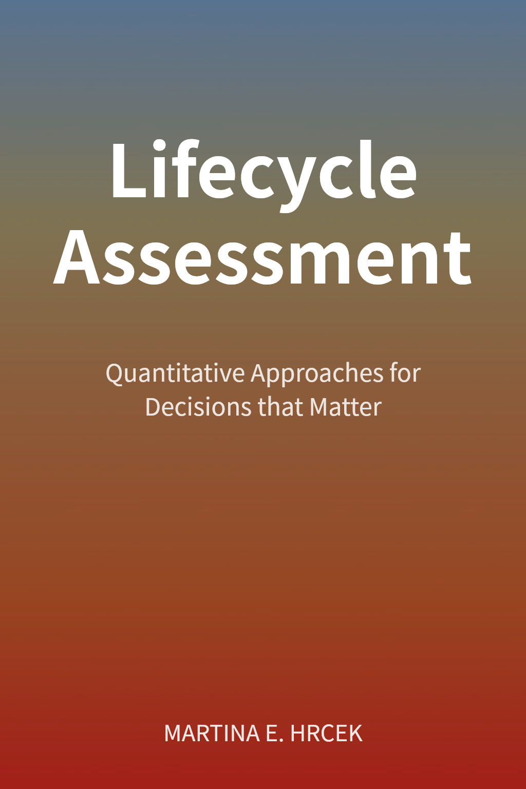 Lifecycle Assessment cover