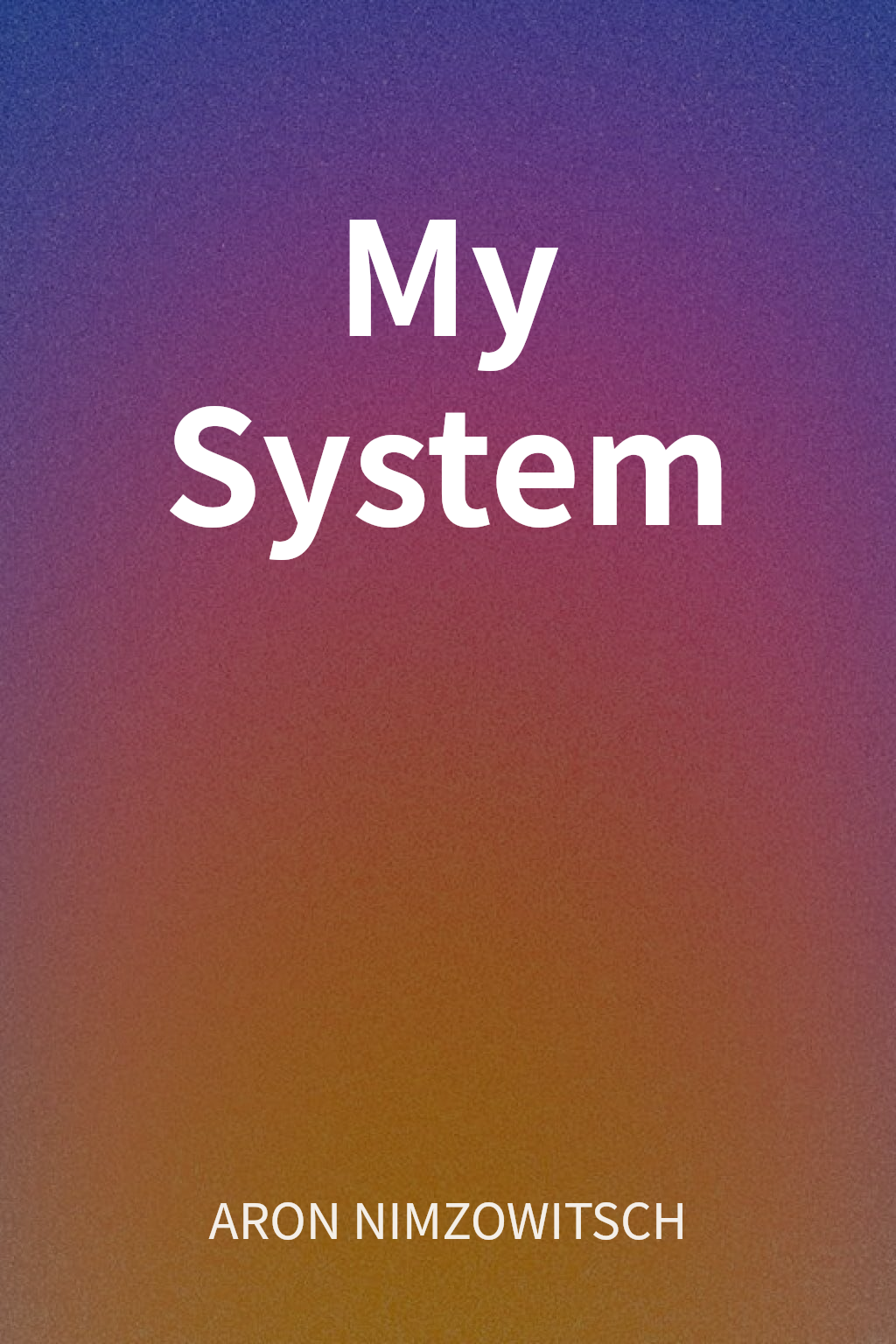 My System cover