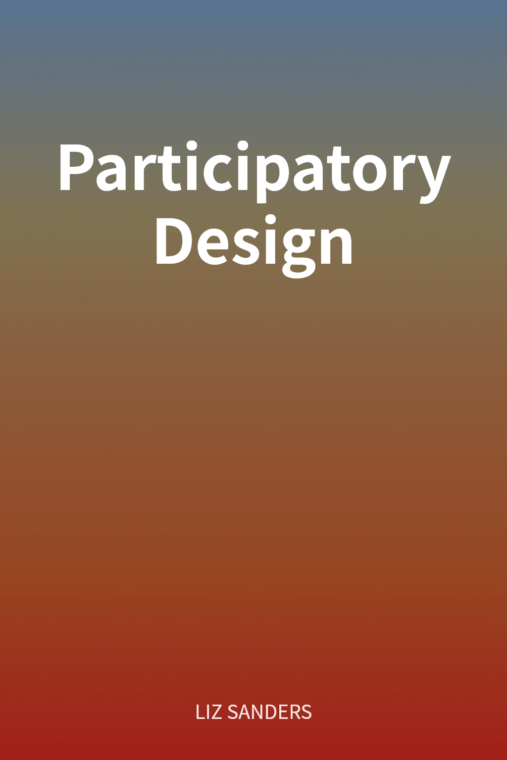 Participatory Design cover