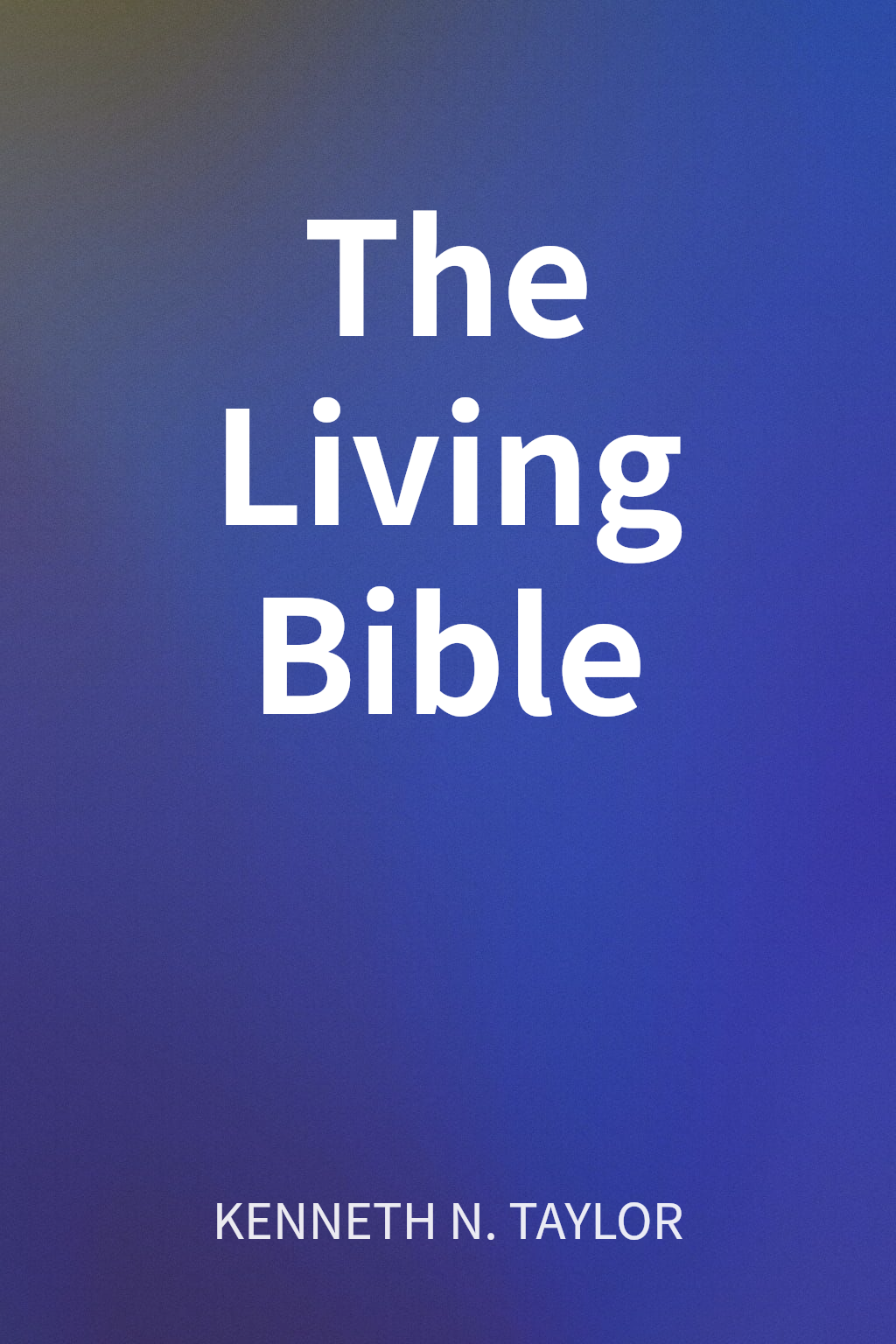 The Living Bible cover