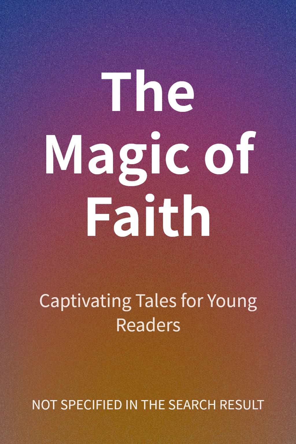 The Magic of Faith cover