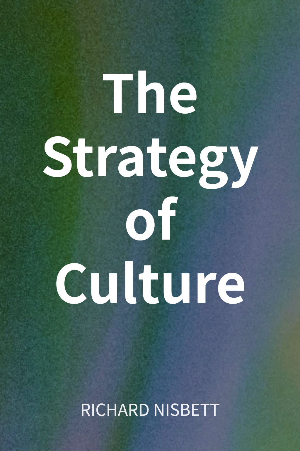 The Strategy of Culture cover