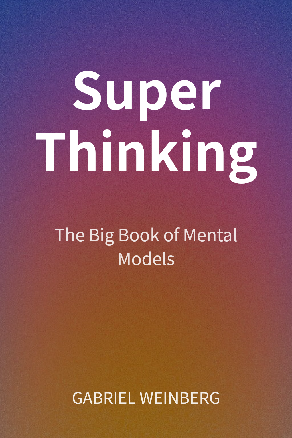 Super Thinking cover