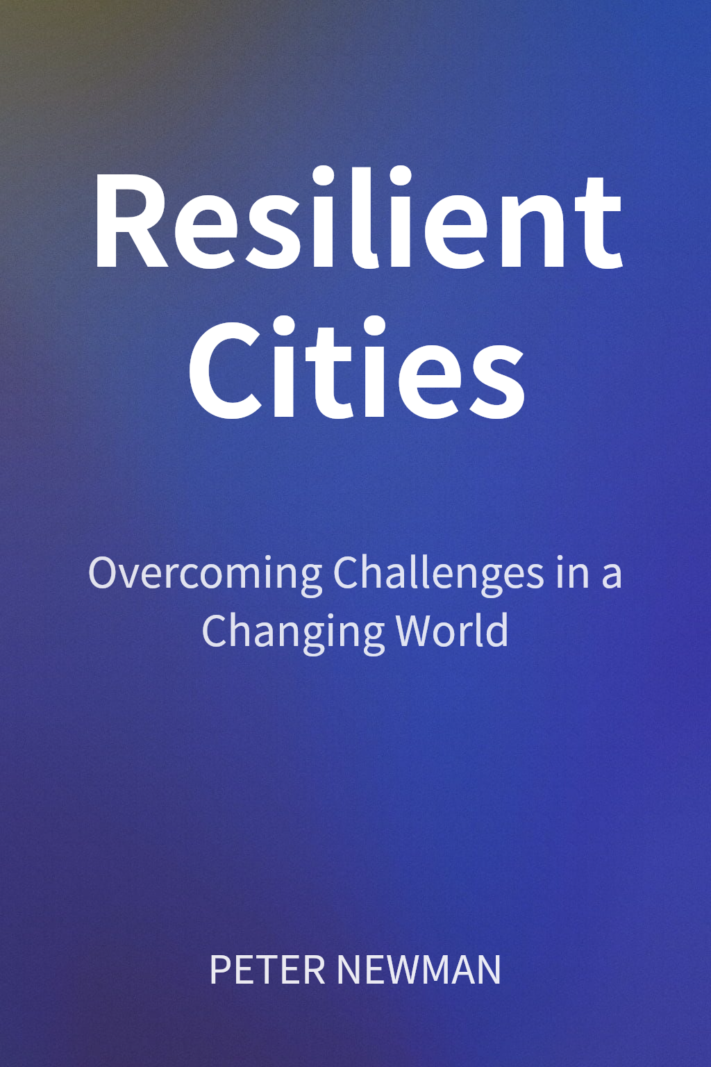 Resilient Cities cover