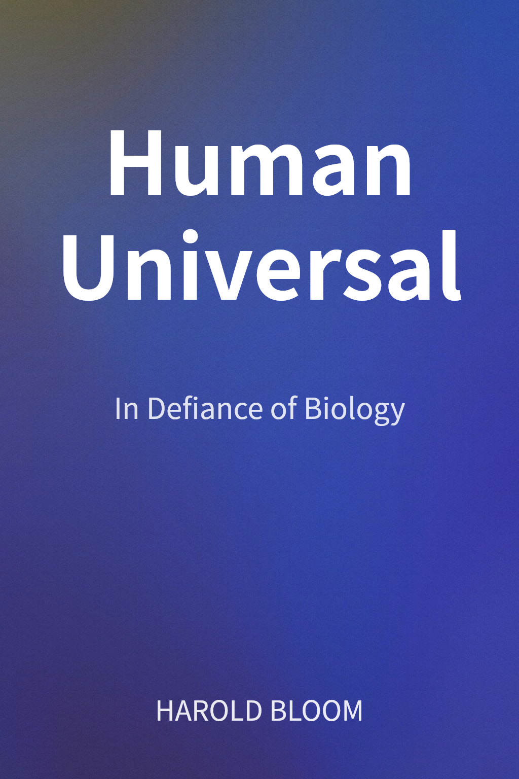 Human Universal cover