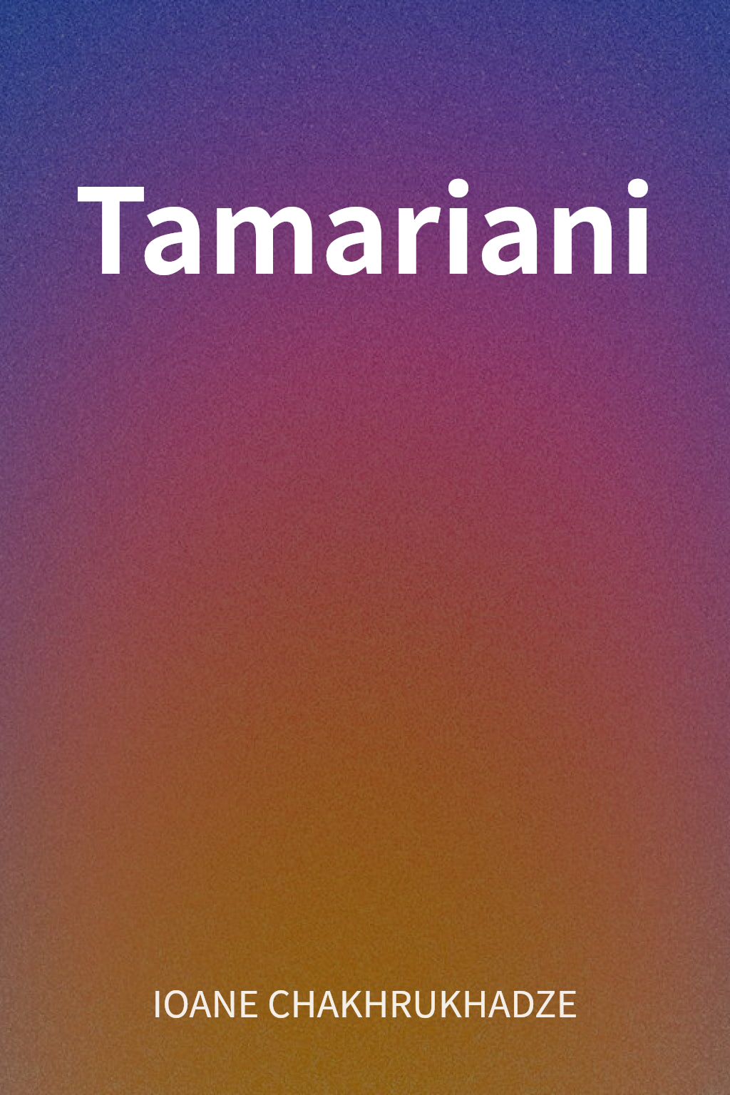 Tamariani cover