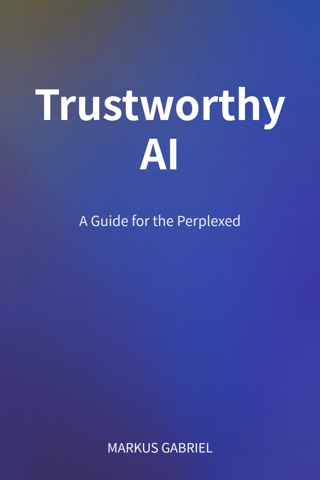 Trustworthy AI cover