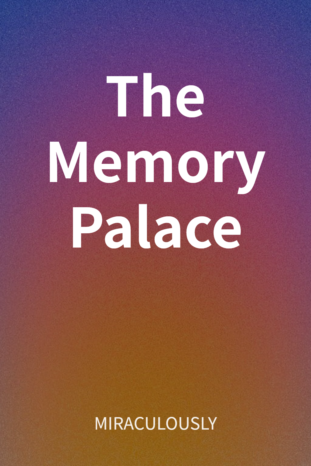The Memory Palace cover