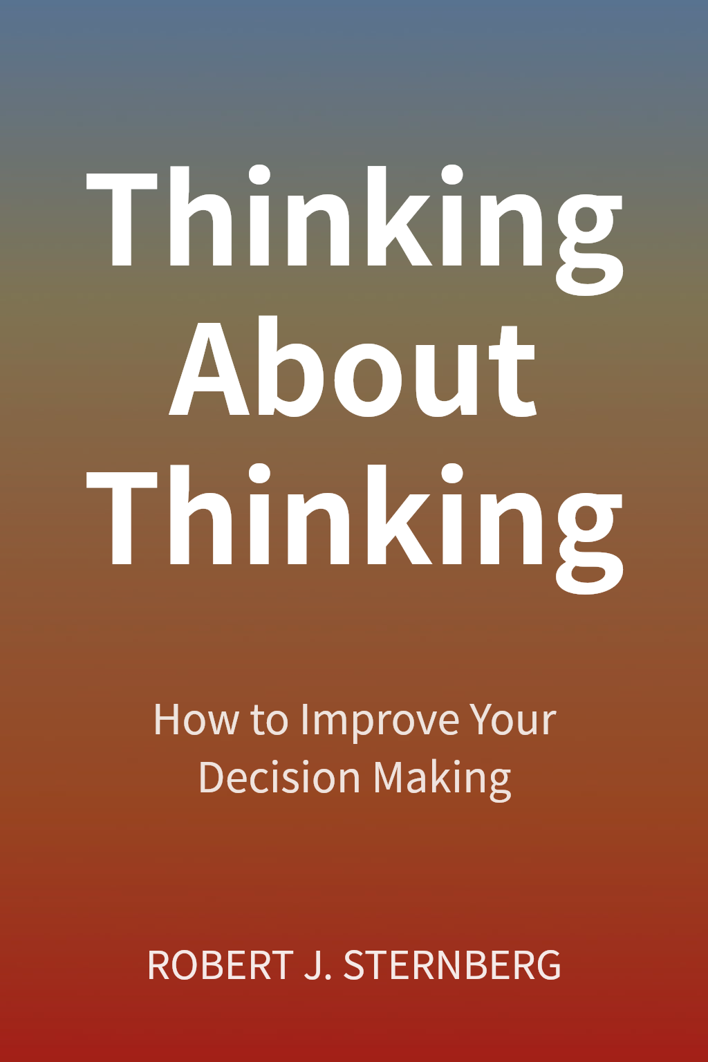 Thinking About Thinking cover