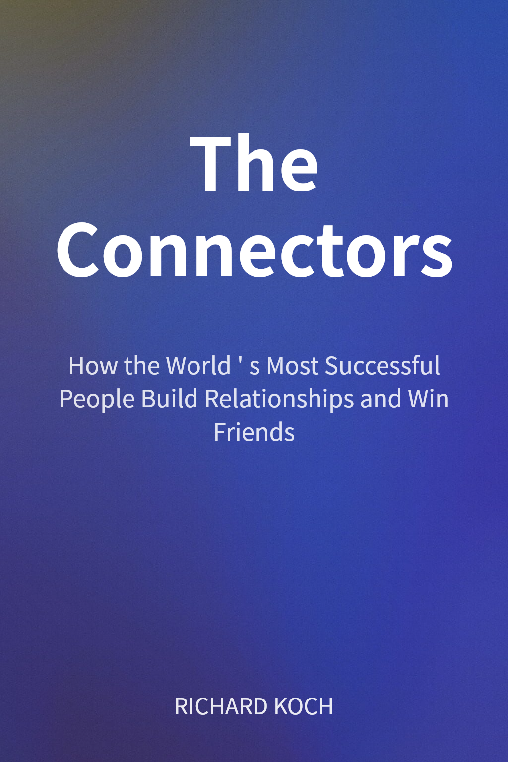 The Connectors cover