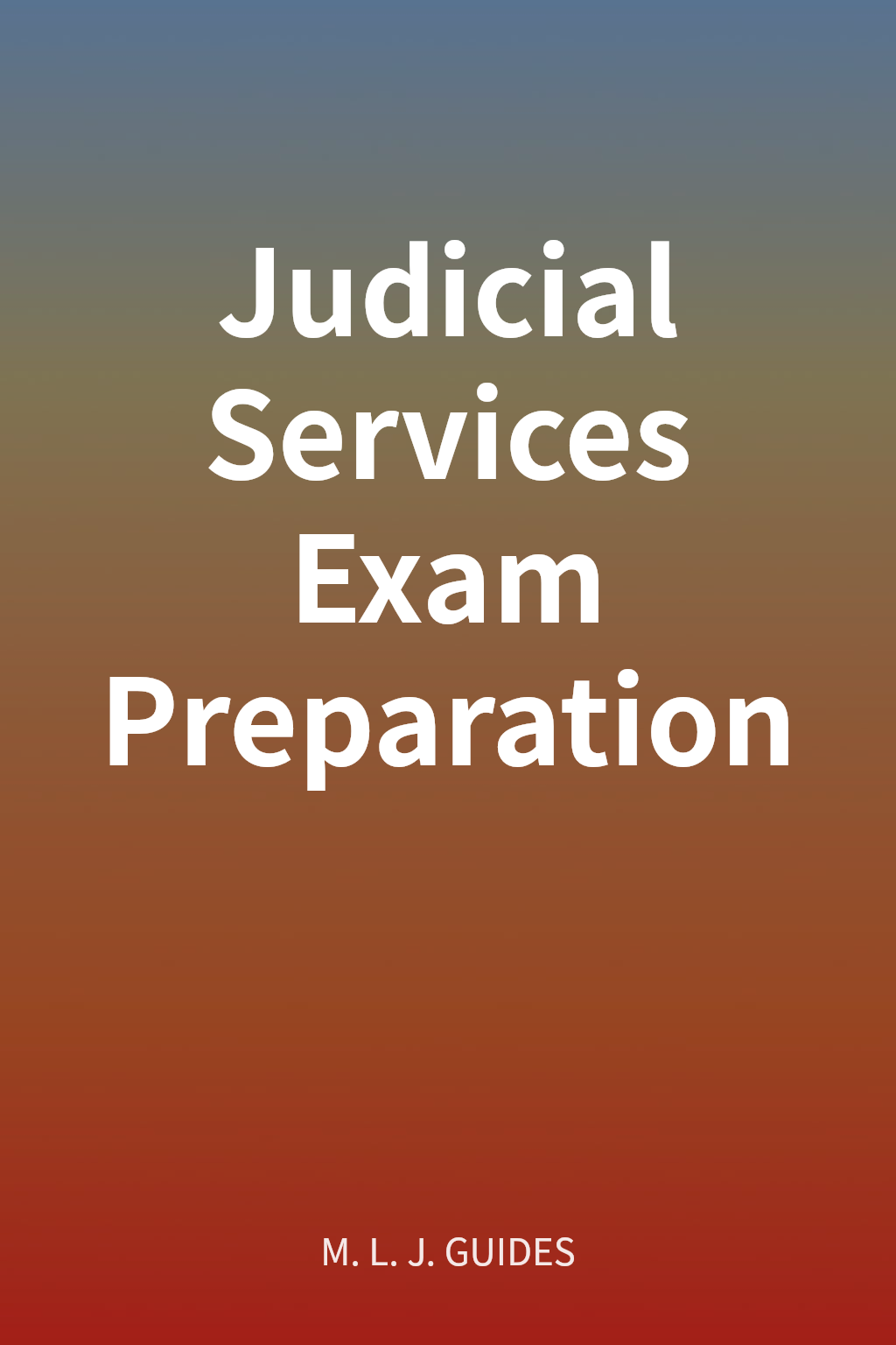Judicial Services Exam Preparation cover