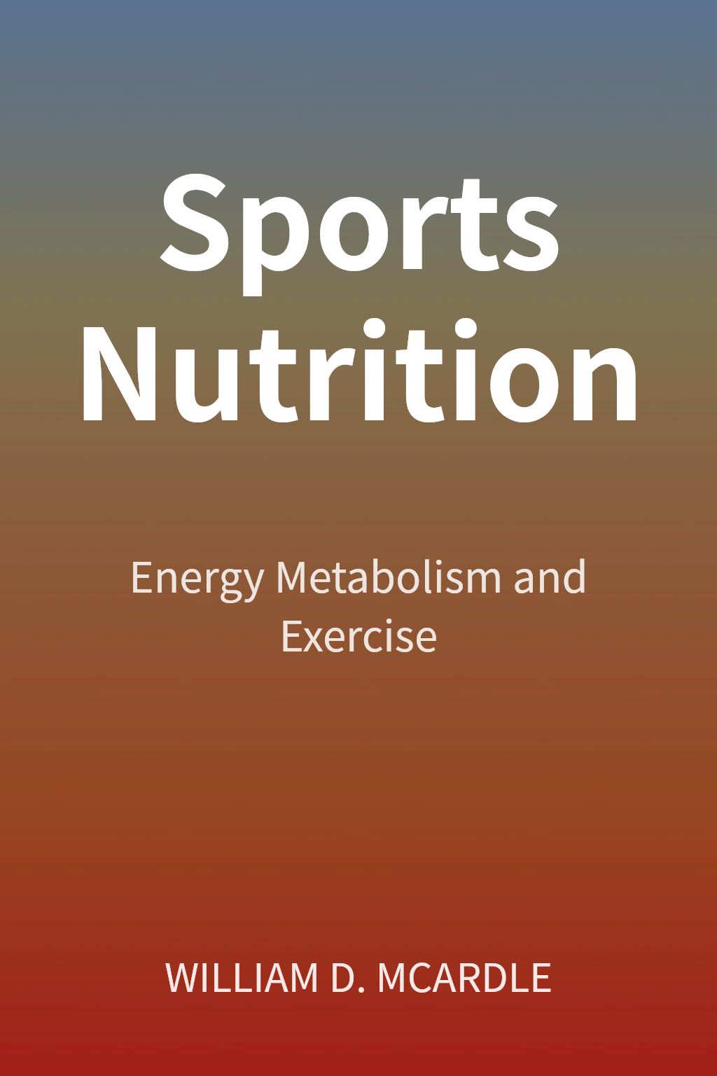 Sports Nutrition cover