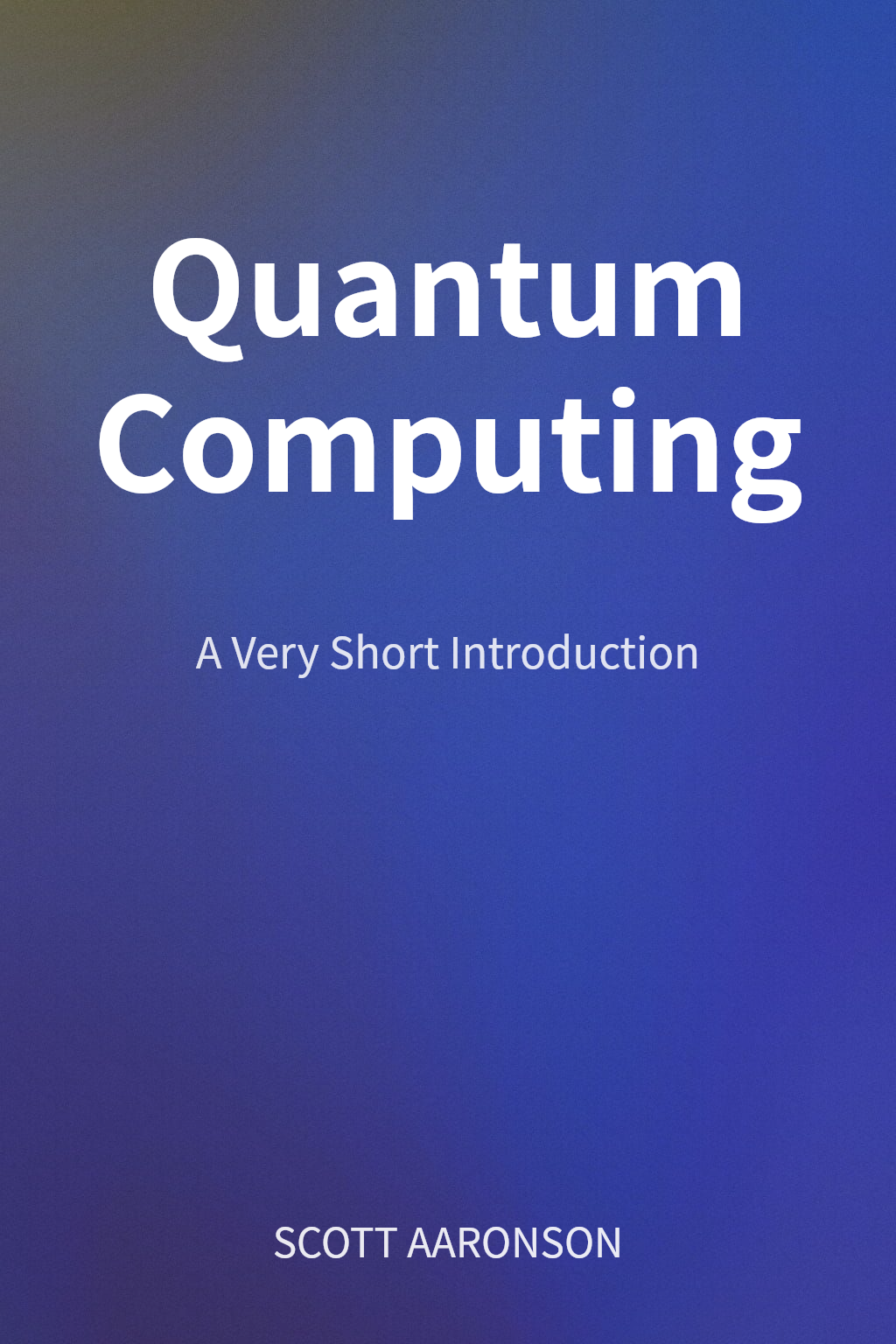 Quantum Computing cover