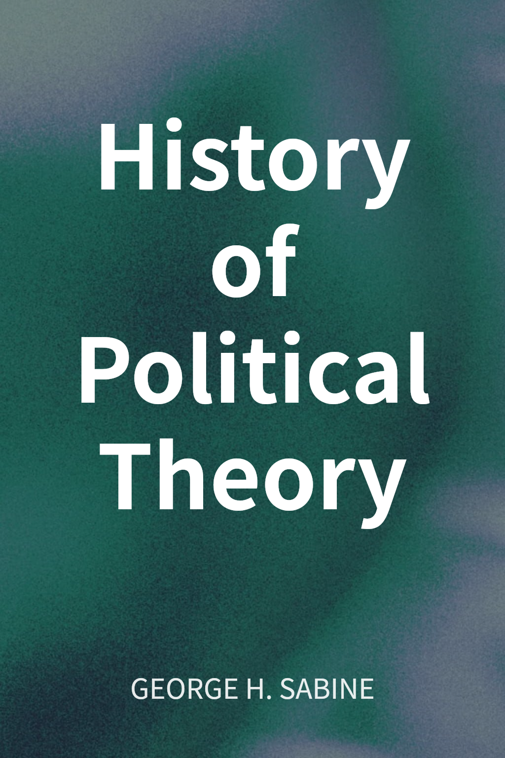 History of Political Theory cover