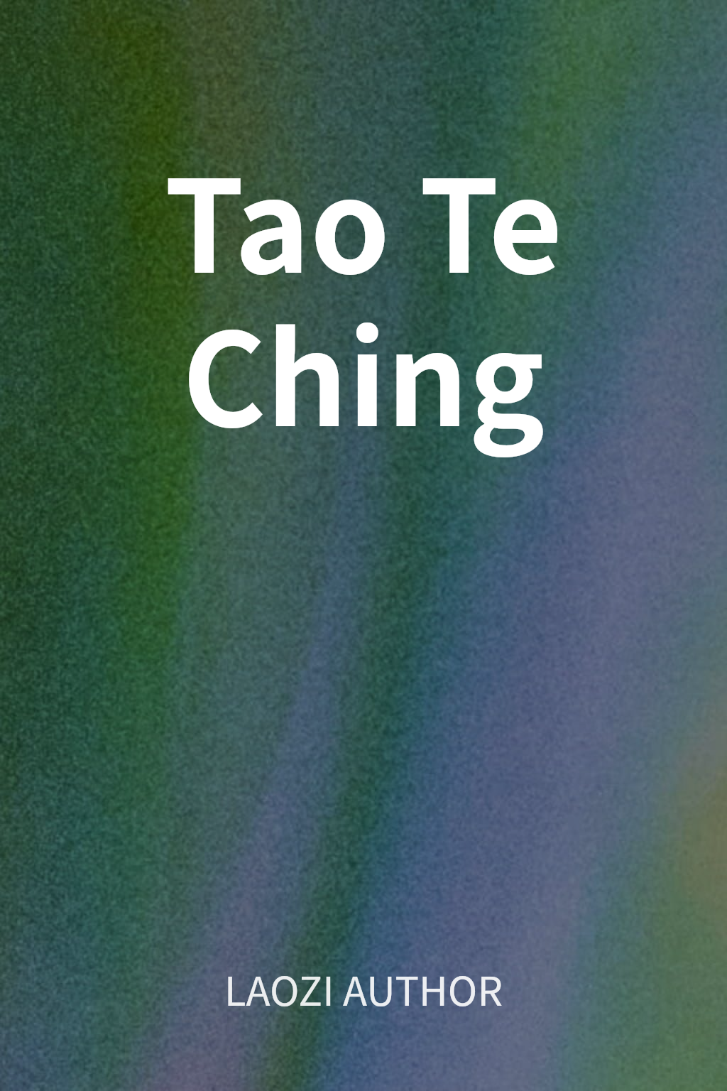 Tao Te Ching cover